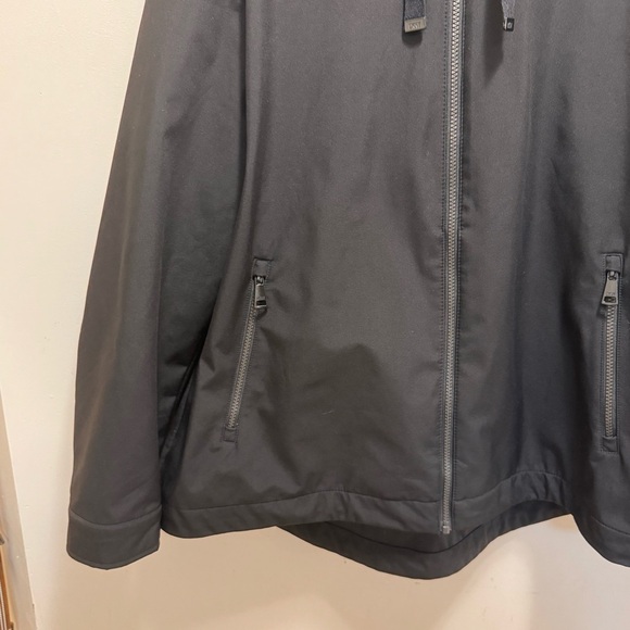 DKNY Black Hooded Jacket Full Zip Size XXL - Picture 6 of 14